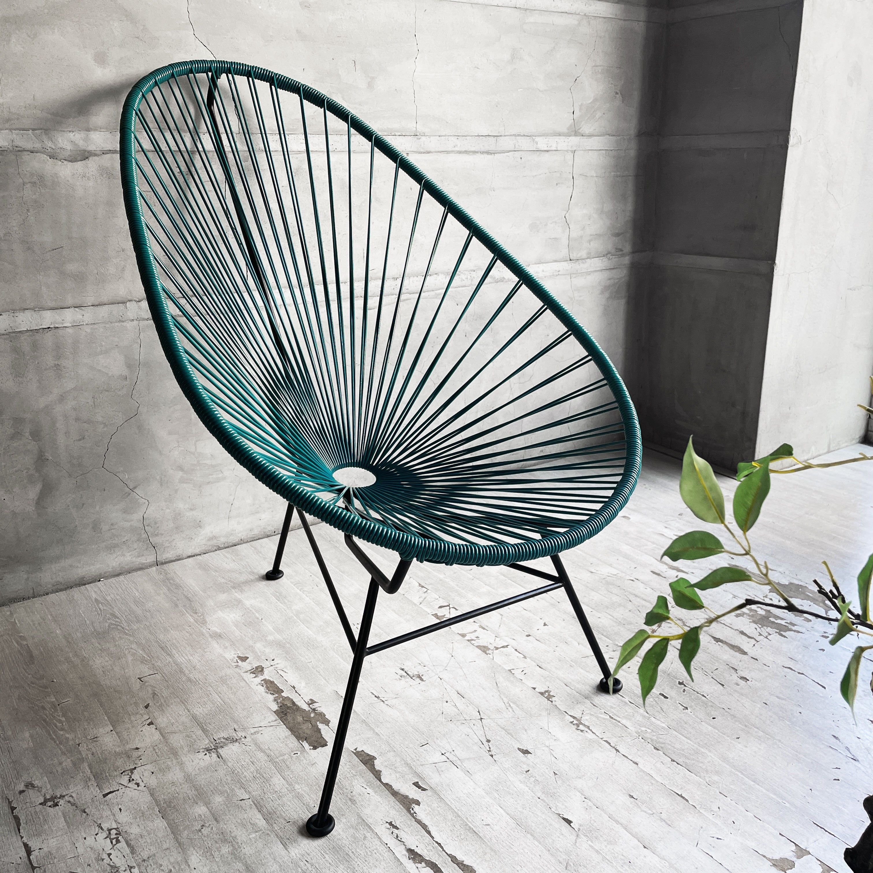 【学芸大学店】メトロクス METROCS アカプルコチェア Acapulco Chair ペトロブルー アウトドアチェア PVCコード ブラックスチール ハンドメイド メキシコ 買取させていただきました。