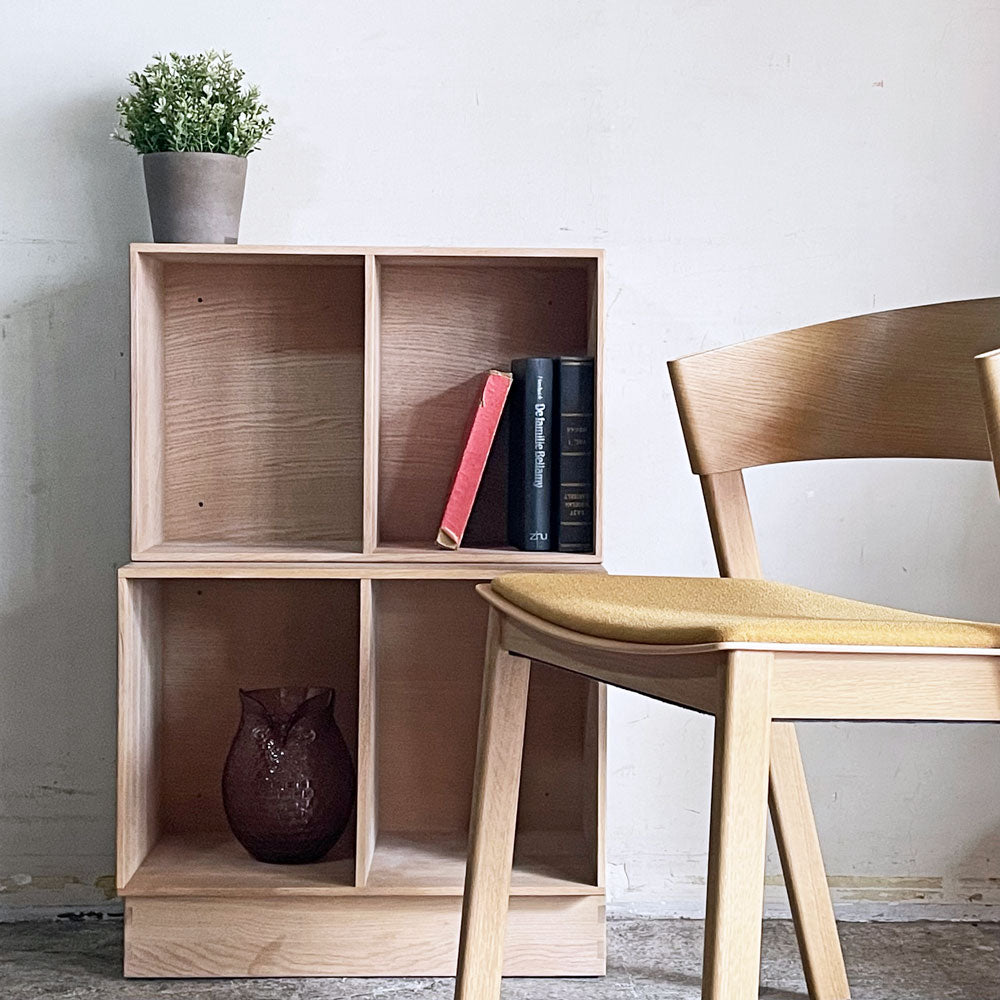 FDB Mobler ブックケース D200＆D280＆ベース オーク材 モジュール式 北欧 デンマーク モーエンス・コッホ～ 人々の生活に寄与する家具