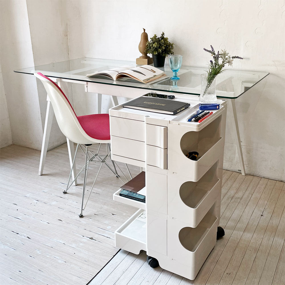 ビーライン B-LINE ボビーワゴン BOBY WAGON 3段2トレー ホワイト ジョエ・コロンボ メトロクス MoMA～コンパクトかつ多機能～