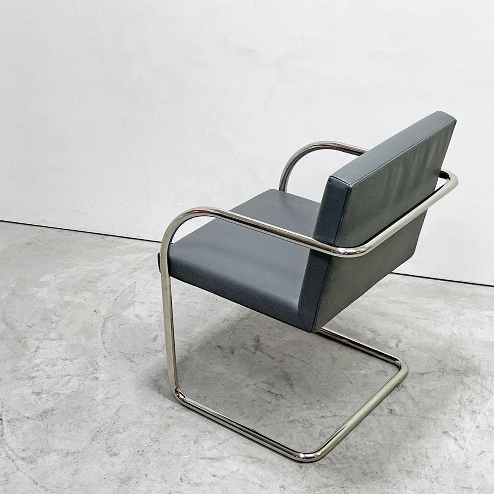 【祖師ヶ谷大蔵店】ノル ノール Knoll ブルーノ brno アームチェア チューブラー 合皮レザー グレー系カラー ミースファンデルローエ カンチレバー 買取させていただきました。