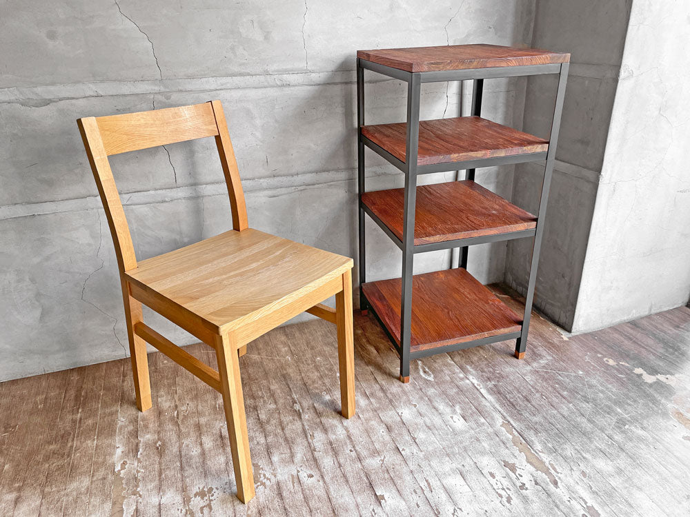 クロロス CHLOROS インダストリアル Industrial シェルフ 4段 オープンシェルフ アジアンチーク無垢材 中古品 買い取りしました。