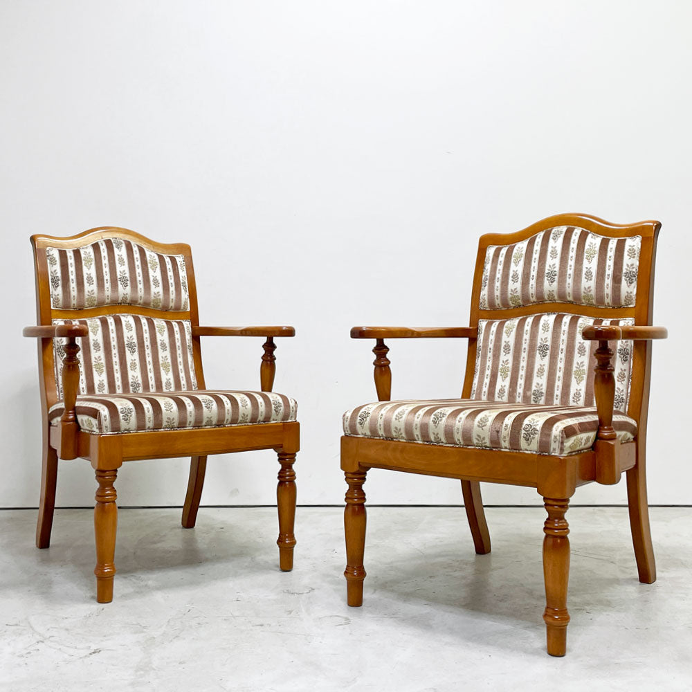 【祖師ヶ谷大蔵店】横浜ダニエル DANIEL LDシリーズ アームチェア ダイニングチェア 樺桜無垢材 クラシカル アーリーアメリカン 買取させていただきました。