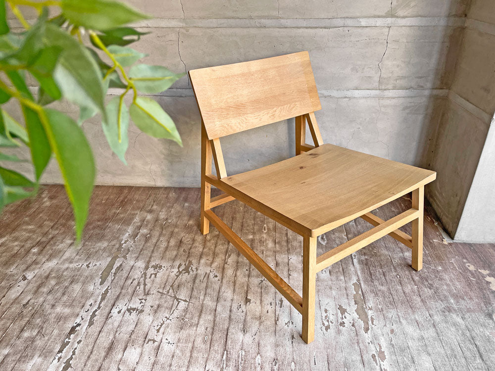 エスニクラフト ETHNICRAFT オーク N2 ラウンジチェア Nathan Yong ナチュラルモダンスタイル 定価￥45,000- 中古品 買い取りしました。