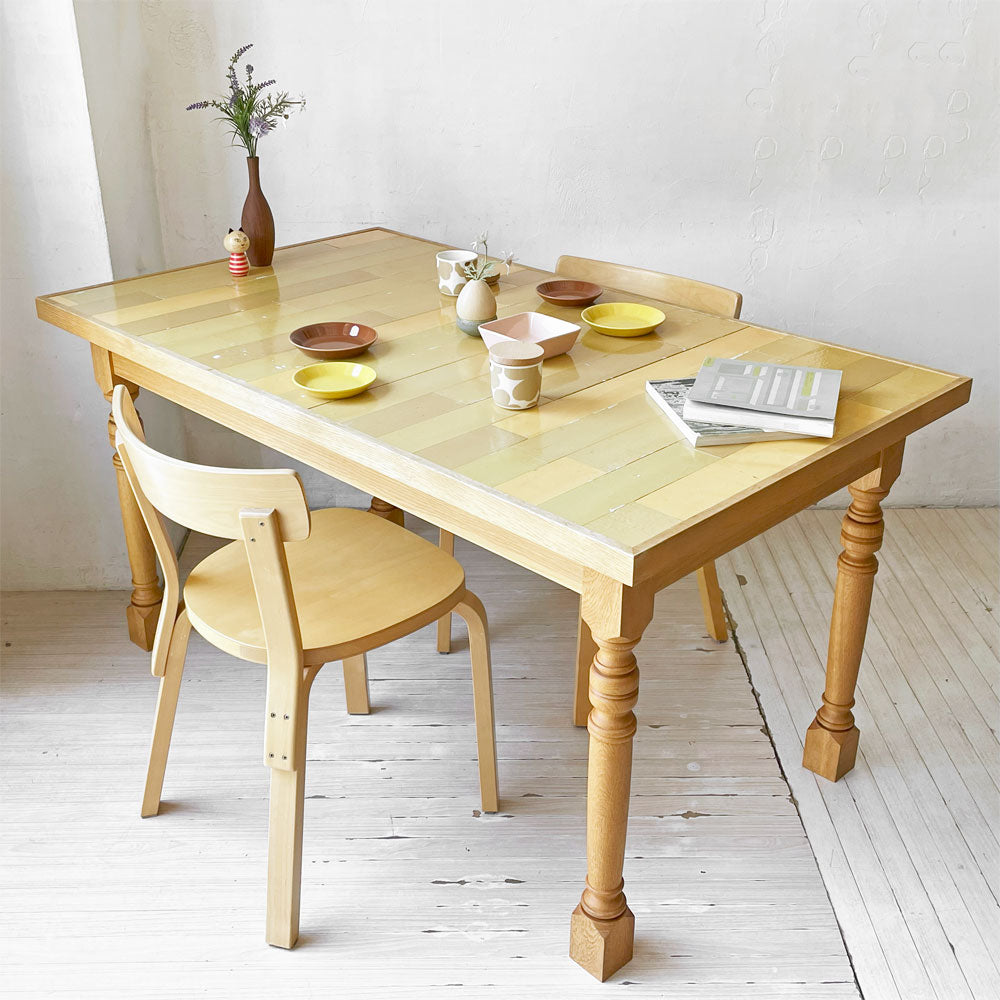 【下北沢店】アルテック artek TABLE 82B バーチ材 ラッカー ＆Chair69 ダイニングチェア ナチュラルラッカー 2脚 買取させていただきました。