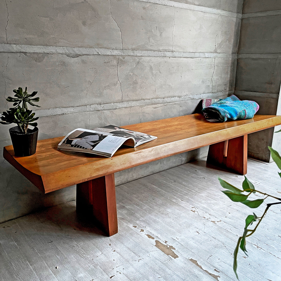 【学芸大学店】天童木工 Tendo ビンテージ リキベンチ 渡辺 力 Riki Watanabe マツ材 ジャパニーズミッドセンチュリー 名作家具 希少プロダクト ♪ 買取させていただきました。