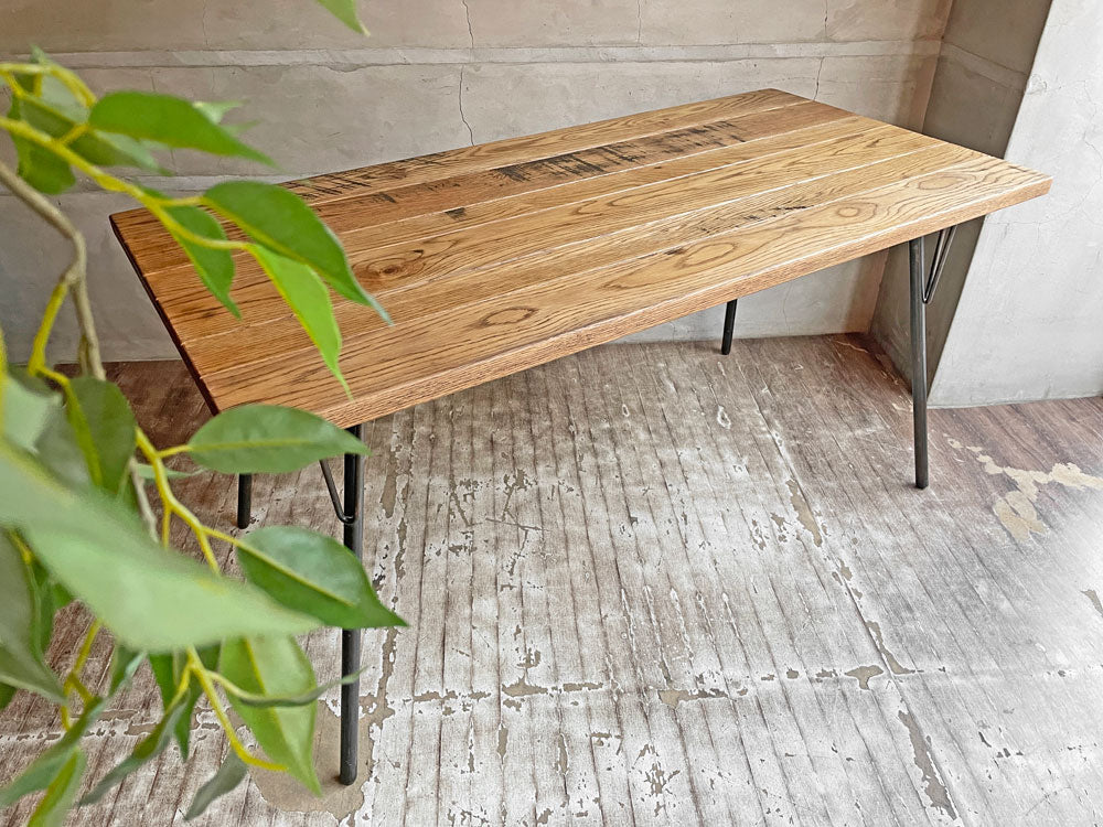 アクメファニチャー ACME Furniture グランビュー GRANDVIEW ダイニングテーブル W150 オーク アイアン インダストリアル 中古品 買い取りしました。
