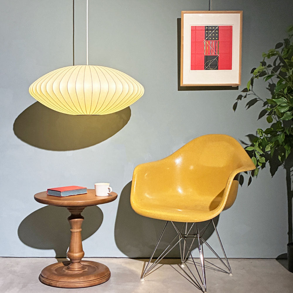 ハーマンミラー Herman Miller アームシェルチェア セカンド 2nd FRP エッフェルベース マスタードカラー ヨーロッパ仕様 イームズ～変わらない形と、変わり続ける表情～