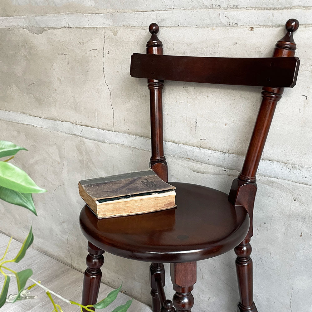 松本民芸家具 南京小椅子 ミズメザクラ無垢材 ダイニングチェア 民藝家具 和家具 和モダン 刻印入り 定価￥88,000-  ～民藝の思想を受け継ぐ椅子～