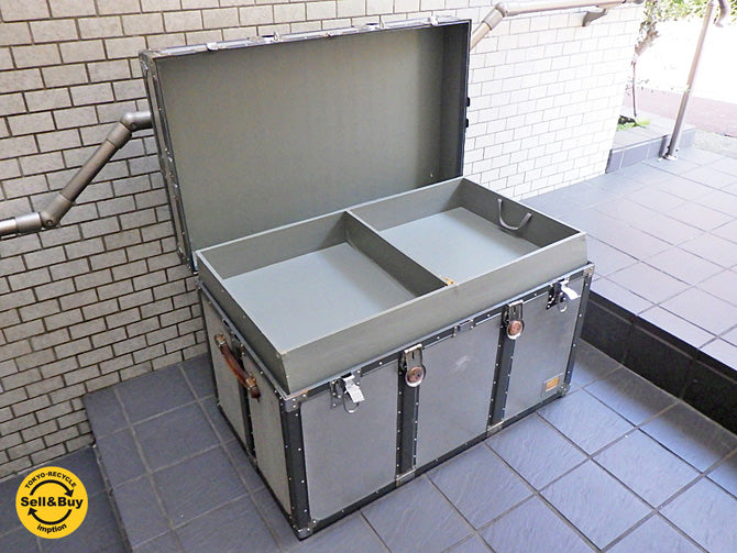 ビンテージ vintage アルミトランク trunk ボックス ローテーブル ～マニア心をくすぐるビンテージアイテム～ 【 買取と販売とレンタルのお店 】