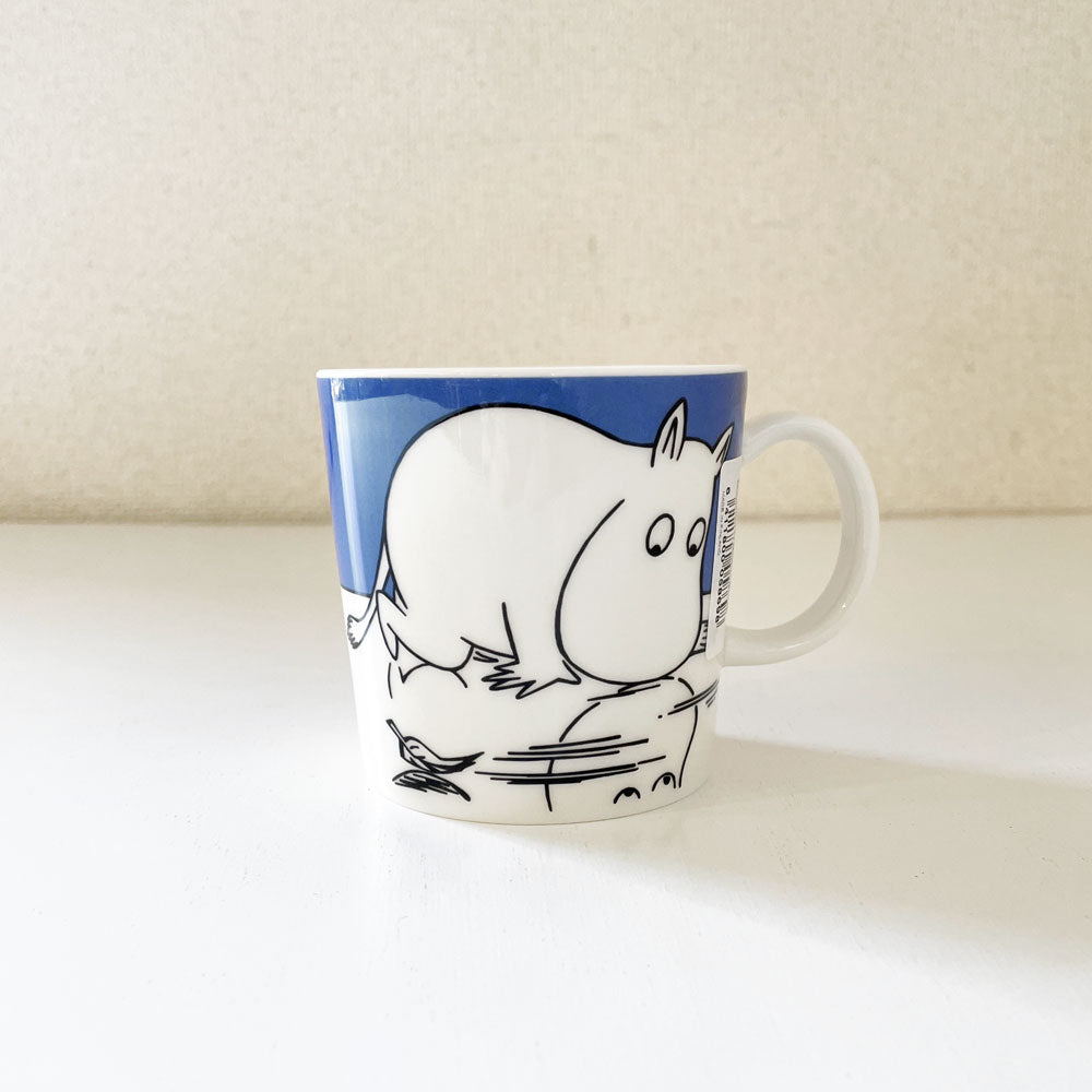 【経堂店】アラビア ARABIA ムーミンマグ MOOMIN ムーミントロール ブルー 1999-2012年 フィンランド 北欧食器 旧ロゴ 廃番 買取させていただきました。