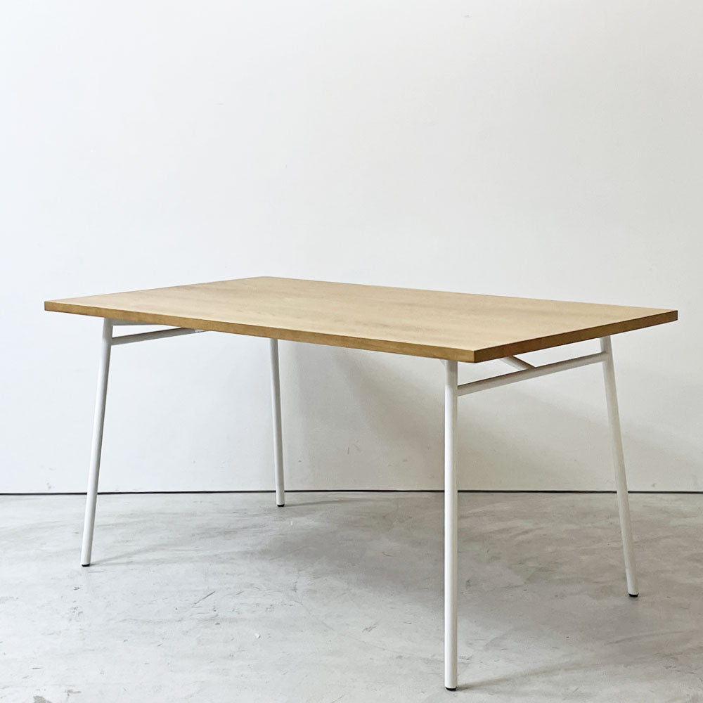【祖師ヶ谷大蔵店】イデー IDEE マタン MATIN ダイニングテーブル オーク無垢材 スチールレッグ ナチュラル W140cm 澁谷一星 買取させていただきました。