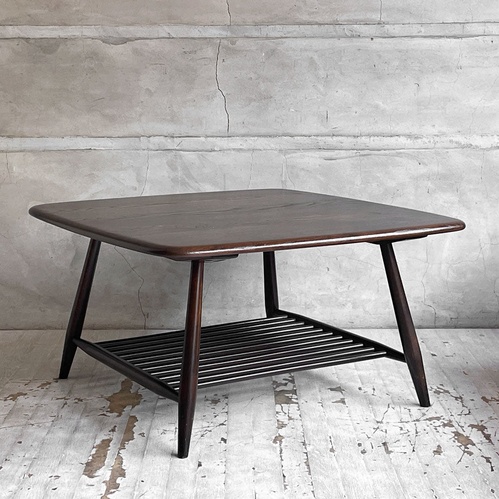 【学芸大学店】アーコール ercol モデル767 model 767 ウィンザー コーヒーテーブル windsor coffee table エルム材 UKビンテージ 1980’s 希少 買取させていただきました。
