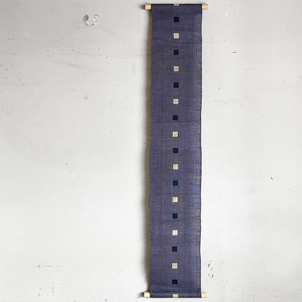 【自由が丘店】IONO 麻生地 細長4WAYタペストリー 追憶 青藤カラー テーブルランナー 110cm ■ 買取させていただきました。