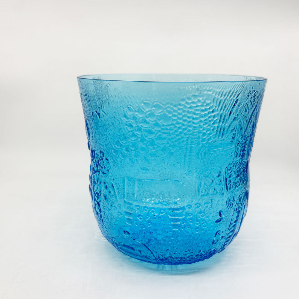 【祖師ヶ谷大蔵店】ヌータヤルヴィ Nuutajarvi ファウナ Fauna ガラス ボウル ブルー H16cm オイバ・トイッカ 北欧 買取させていただきました。