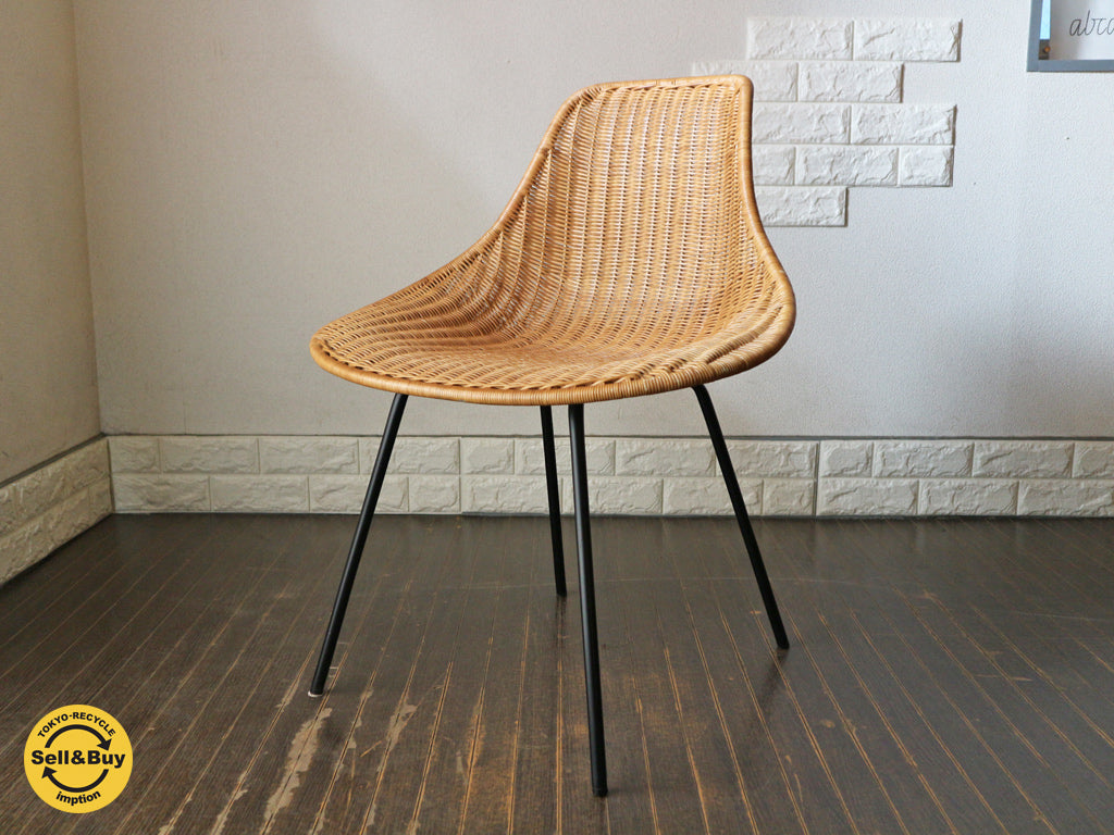イデー IDEE バーバスチェア BARBAS CHAIR ラタン × アイアン　中古品  買い取りしました。経堂店 出張買取もお任せ下さい。