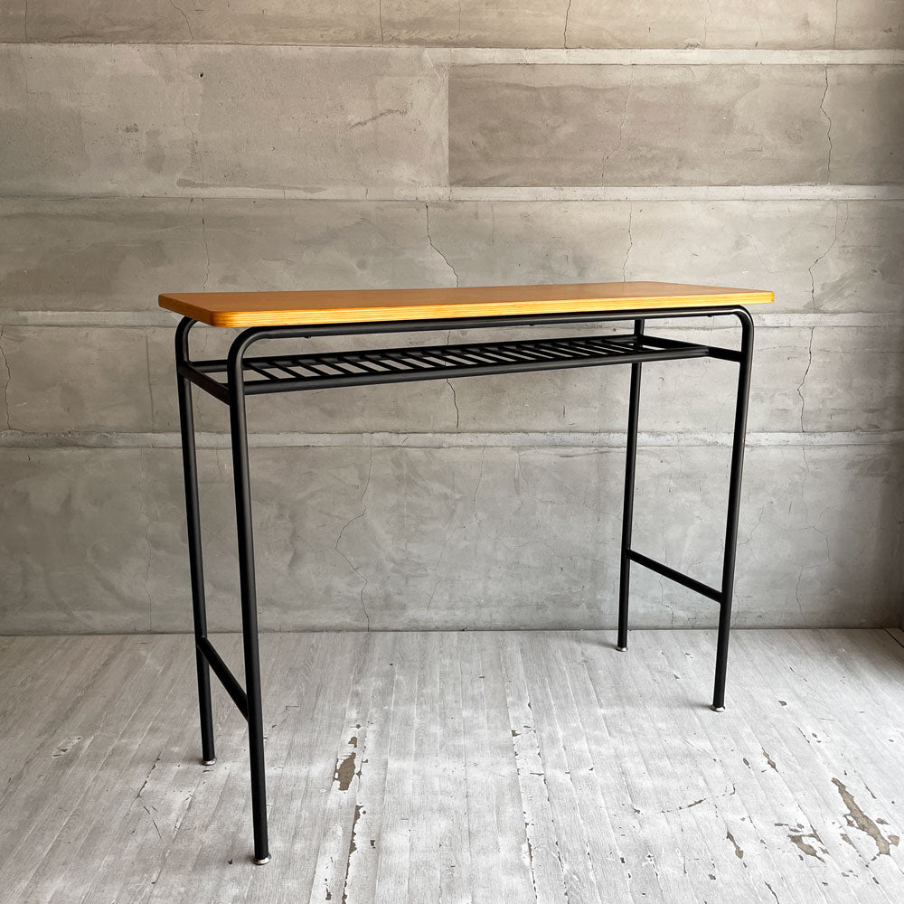 【学芸大学店】ウニコ unico スクーラ SKOLA カウンターデスク ワークテーブル オーク材  ブラックスチール  W110cm ラック付き 廃番 ♪ 買取させていただきました。