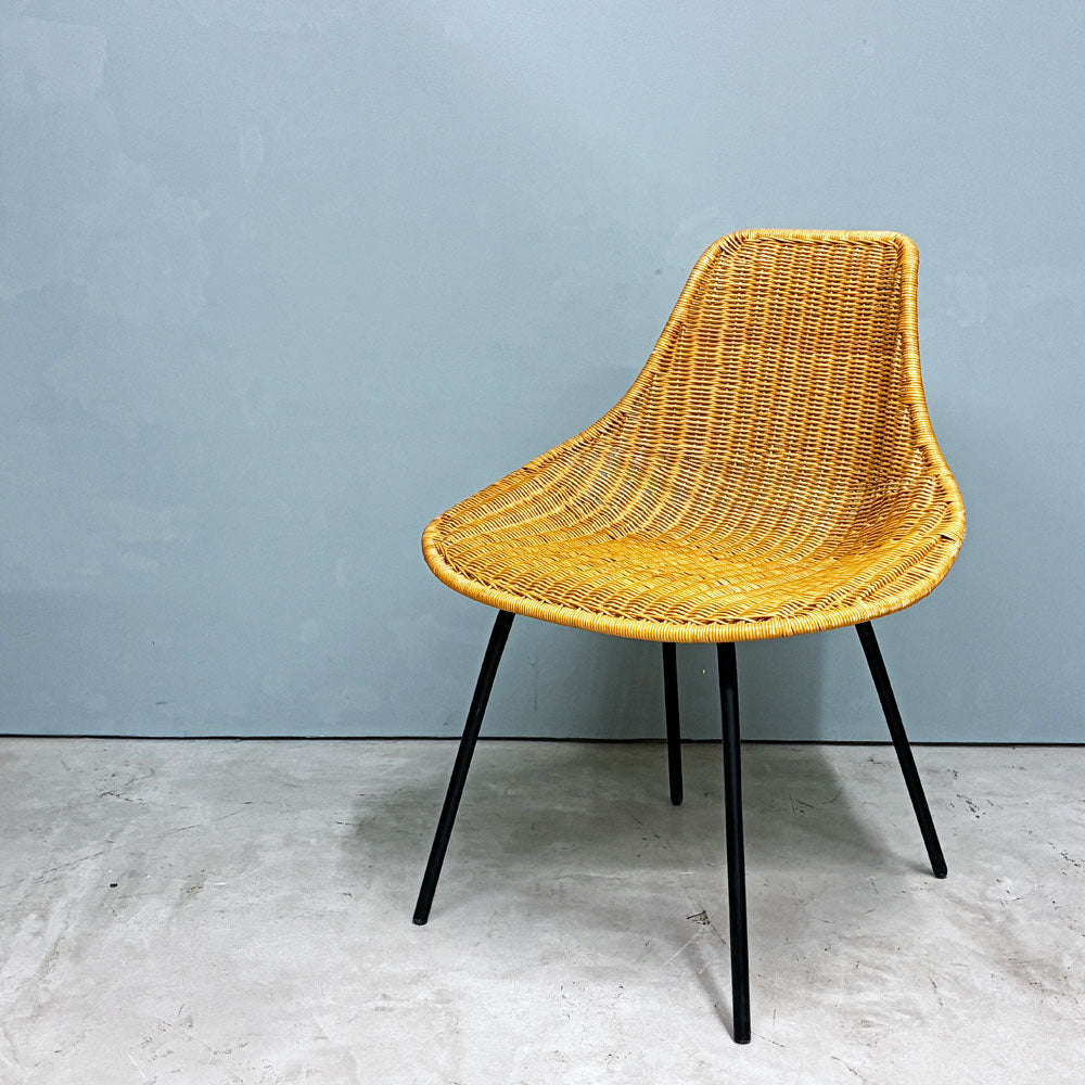 【経堂店】イデー IDEE バーバス チェア BARBAS CHAIR リビングチェア ダイニングチェア ラタン×アイアン アジアン リゾートスタイル 買取させていただきました。