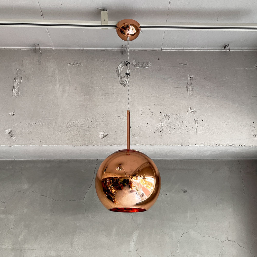 【学芸大学店】トムディクソン Tom Dixon コッパー ラウンドペンダントライト 25 Copper Round Pendant 25 コッパーカラー 参考定価￥70,180- 廃番 ♪ 買取させていただきました。