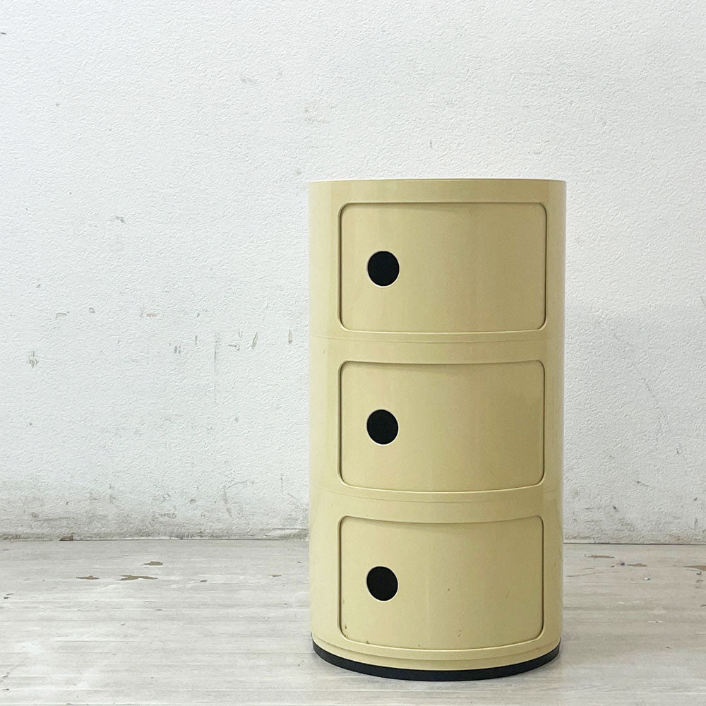 【祖師ヶ谷大蔵店】カルテル Kartell コンポニビリ COMPONIBILI 3段 ポリカーボネイト製 アンナ・カステッリ・フェリエーリ イタリア 買取させていただきました。