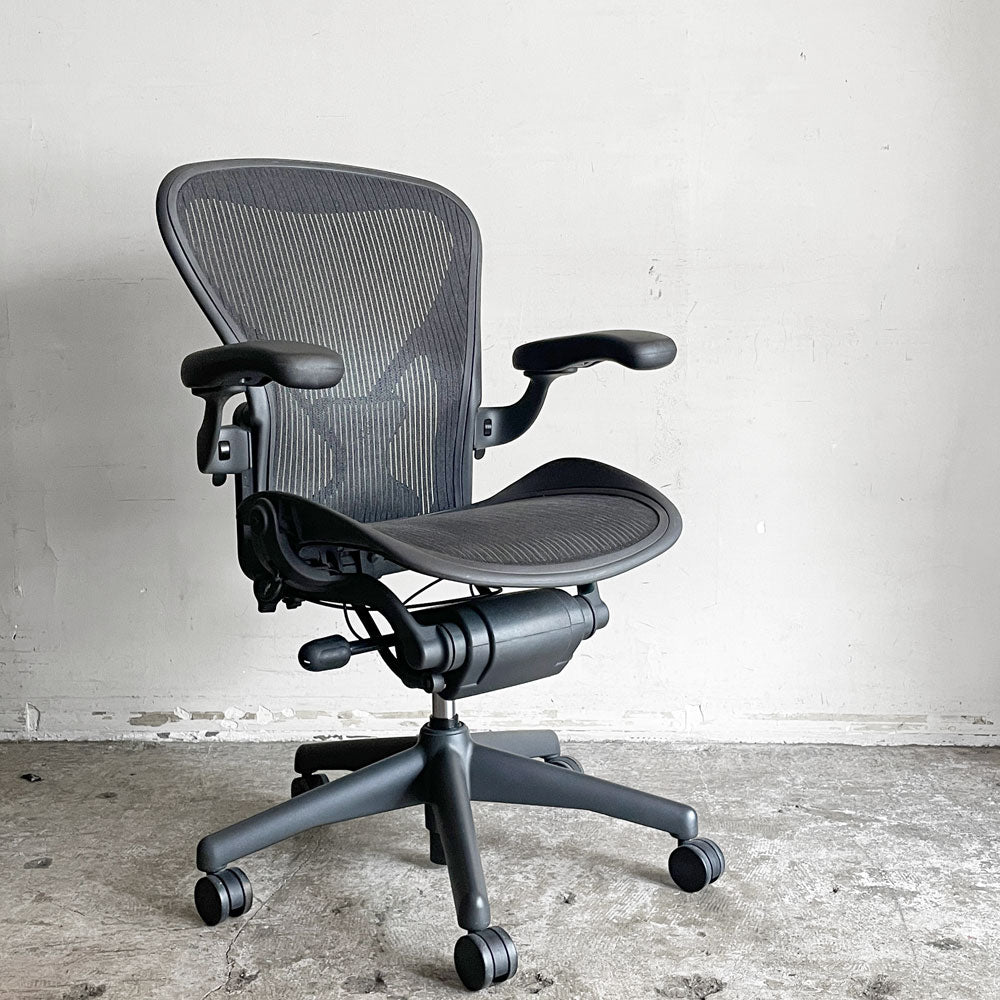 【自由が丘店】ハーマンミラー Herman Miller アーロンチェア スタンダード Bサイズ ポスチャーフィット グラファイトベース ビル・スタンフ＆ドン・チャドウィック 買取させていただきました。