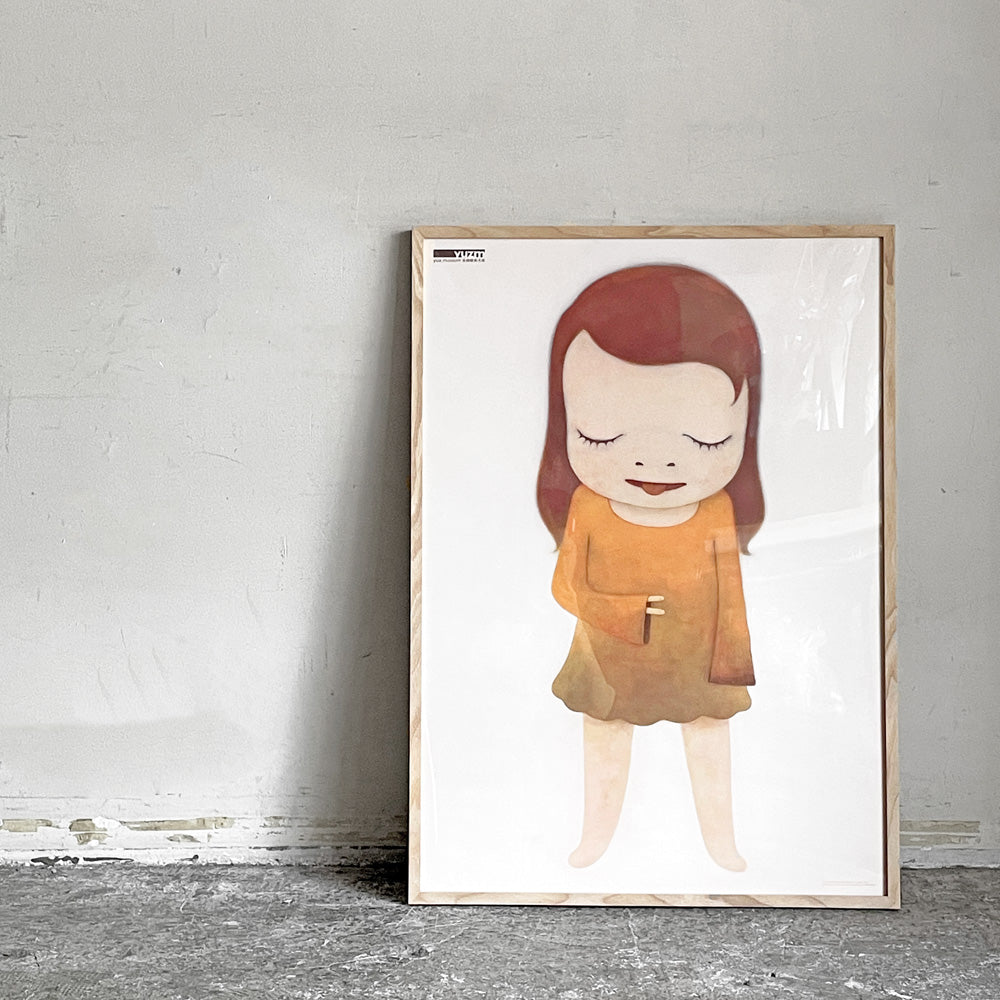 【自由が丘店】奈良美智 jolie the Little Thinker 台湾限定ポスター yuz museum 額装付き 現代作家 買取させていただきました。