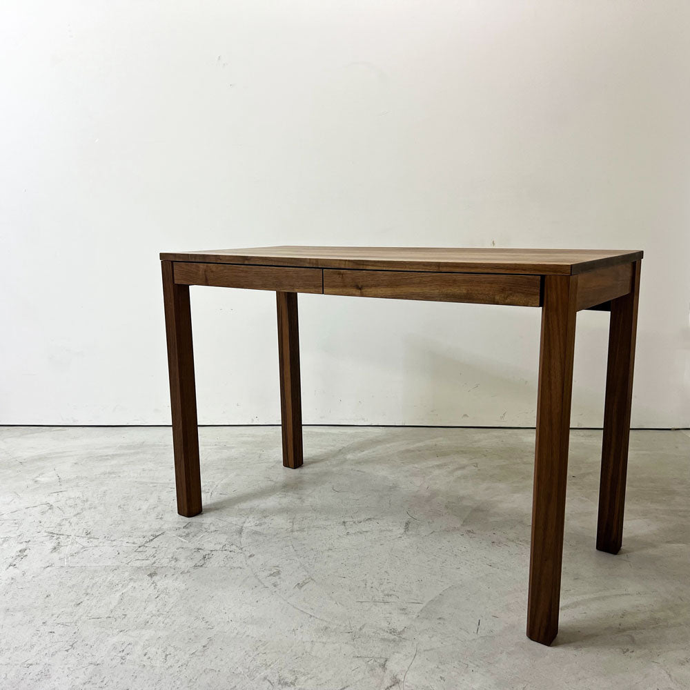 【祖師ヶ谷大蔵店】杉工場 木と風 角脚デスク 学習机 ウォールナット無垢材 W107cm 抽斗2杯 ランドエスケーププロダクツ 買取させていただきました。