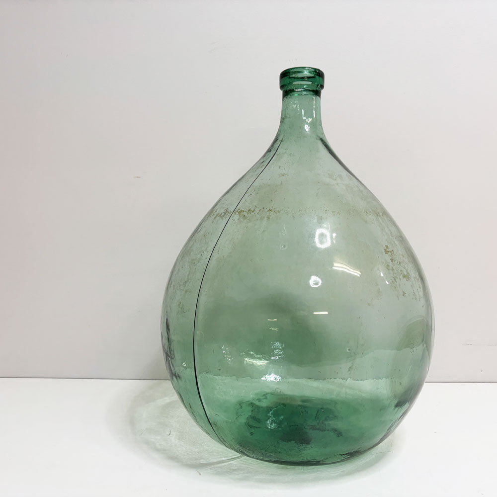 【祖師ヶ谷大蔵店】フランスビンテージ France Vintage ガラス デミジョンボトル フラワーベース 花瓶 アンティーク 高さ52cm グリーン 買取させていただきました。