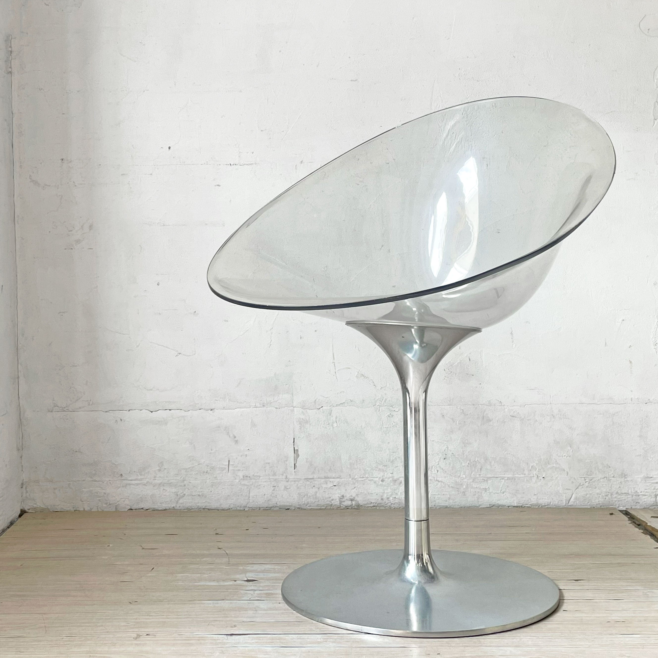 【下北沢店】カルテル Kartell エロエスチェア Ero|S| フィリップスタルク S+ARCK クリスタル 1本脚 回転式 ラウンドベース スペースエイジ 買取させていただきました。