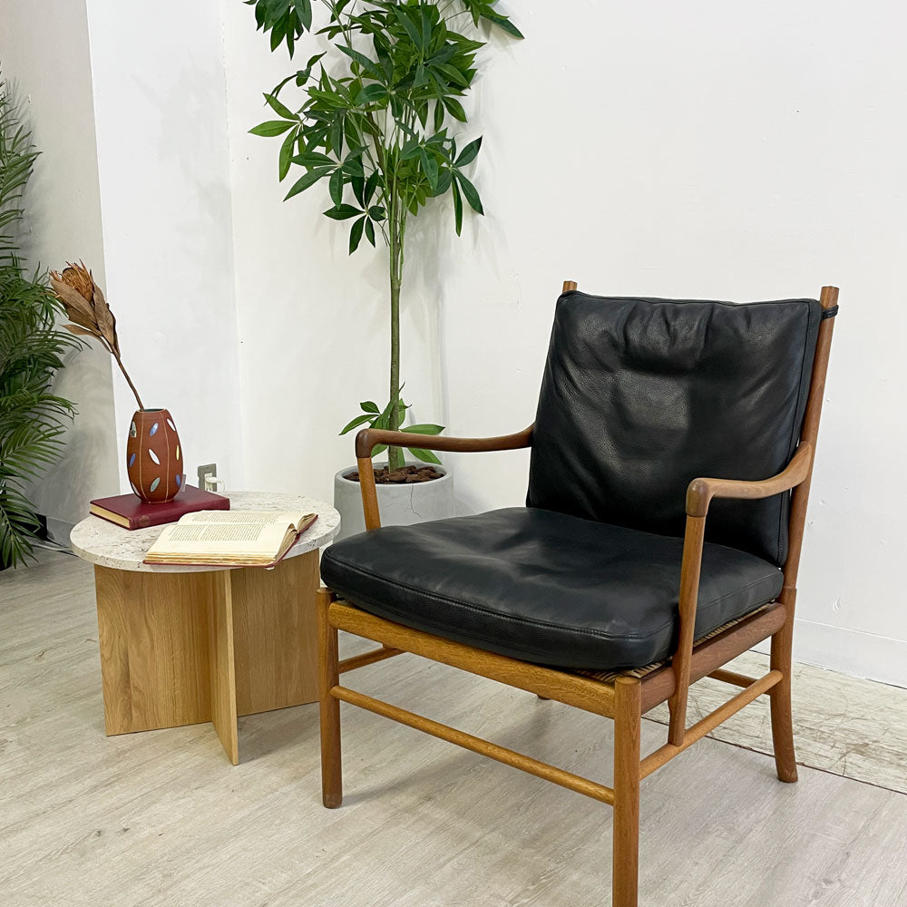 カールハンセン＆サン Carl Hansen & Son OW149 コロニアルチェア ラウンジチェア オーク材オイル仕上げ THOR307 本革 オーレ・ヴァンシャー ～囁く弧線～