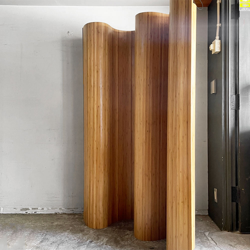 【自由が丘店】バンブー材 パーテーション ルームディバイダー 間仕切り ウッドスクリーン ナチュラルスタイル H180cm 北欧スタイル 買取させていただきました。