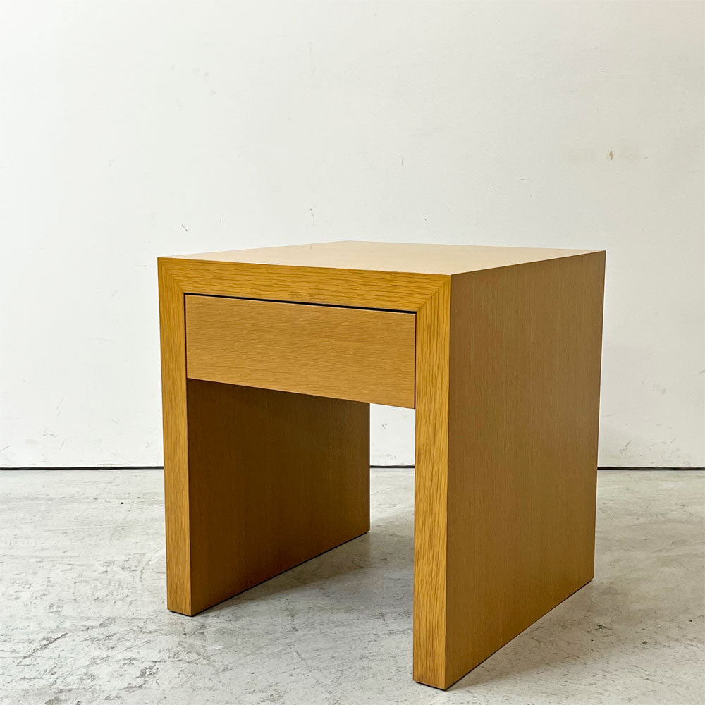 【祖師ヶ谷大蔵店】ワイスワイス WISE WISE ランプテーブル SA-104L サイドテーブル オーク材 抽斗一杯 1ドロワー ナチュラルデザイン 買取させていただきました。