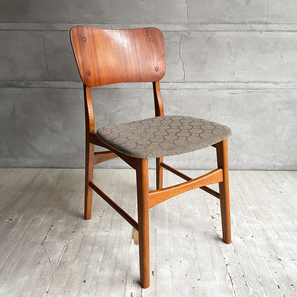 【学芸大学店】Boltinge stolefabrik ダイニングチェア チーク材 プライウッド ファブリック ミナペルホネン生地 タンバリンハリンダル デンマーク ビンテージ♪ 買取させていただきました。