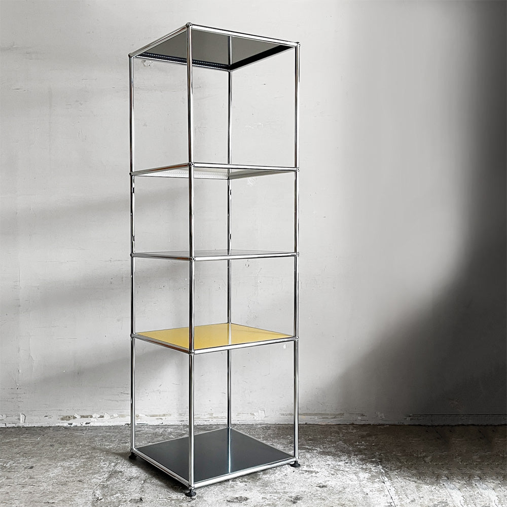 【自由が丘店】ユーエスエムハラー USMハラー USM Haller モジュラーファニチャー シェルフ オープンシェルフ フルオープン 1列4段 マルチカラー H175cm スイス モダン 買取させていただきました。