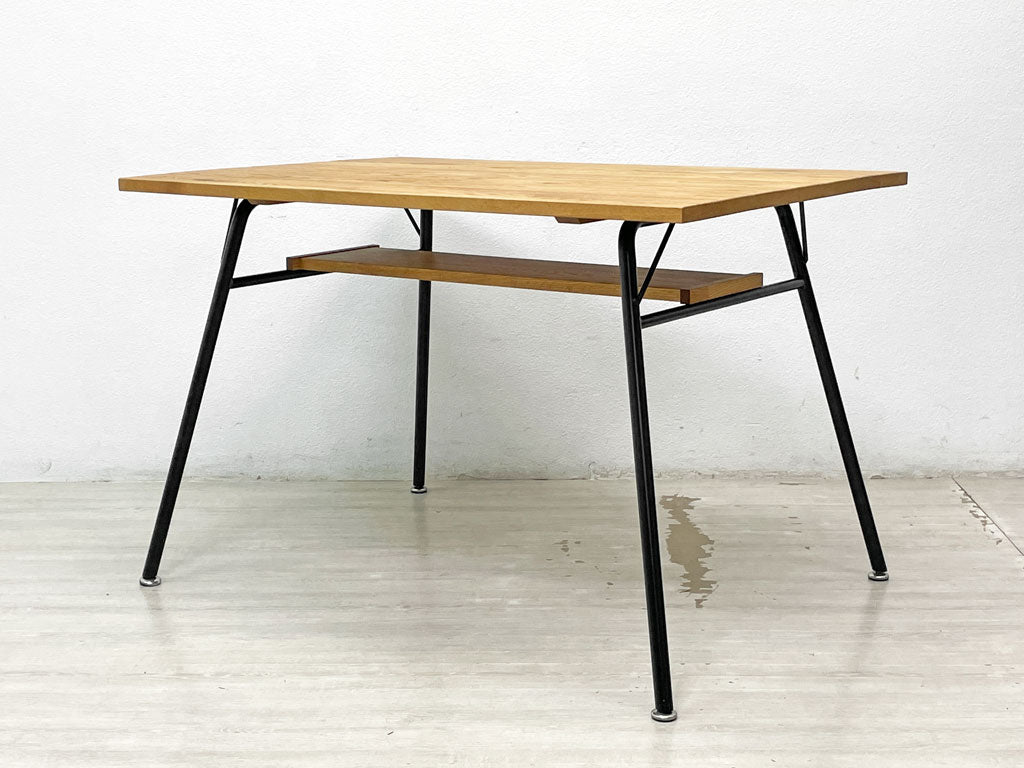 モモナチュラル MOMO Natural ベント VENT ダイニングテーブル ISO STEEL LEG オーク無垢材 天板サイズW110×D75cm 中古品 買い取りしました。
