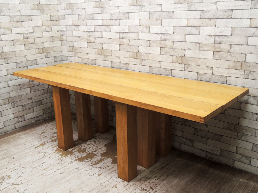 カッシーナ Cassina ixc. ラ バシリカ 451 LA BASILICA ダイニングテーブル 6本脚 W225cm アッシュ材 マリオベリーニ 定価約137万円   中古品 買い取りしました。