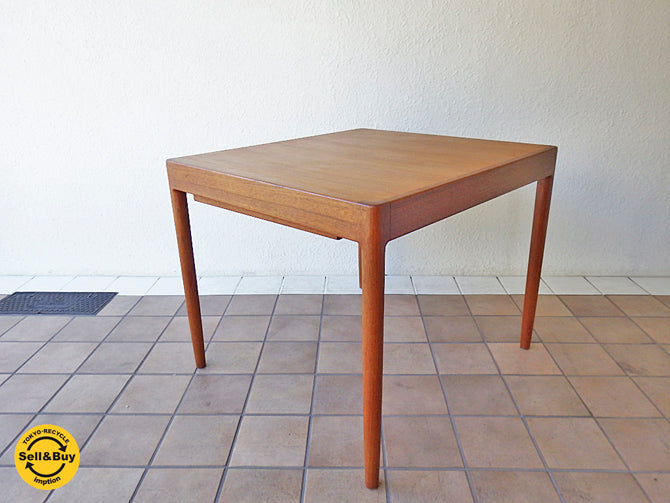 ジャパンビンテージ チーク材 エクステンション EX ダイニングテーブル 伸長式 ～時を重ねることで味わいを増したチーク材伸長テーブル～ 【 買取と販売とレンタルのお店 】