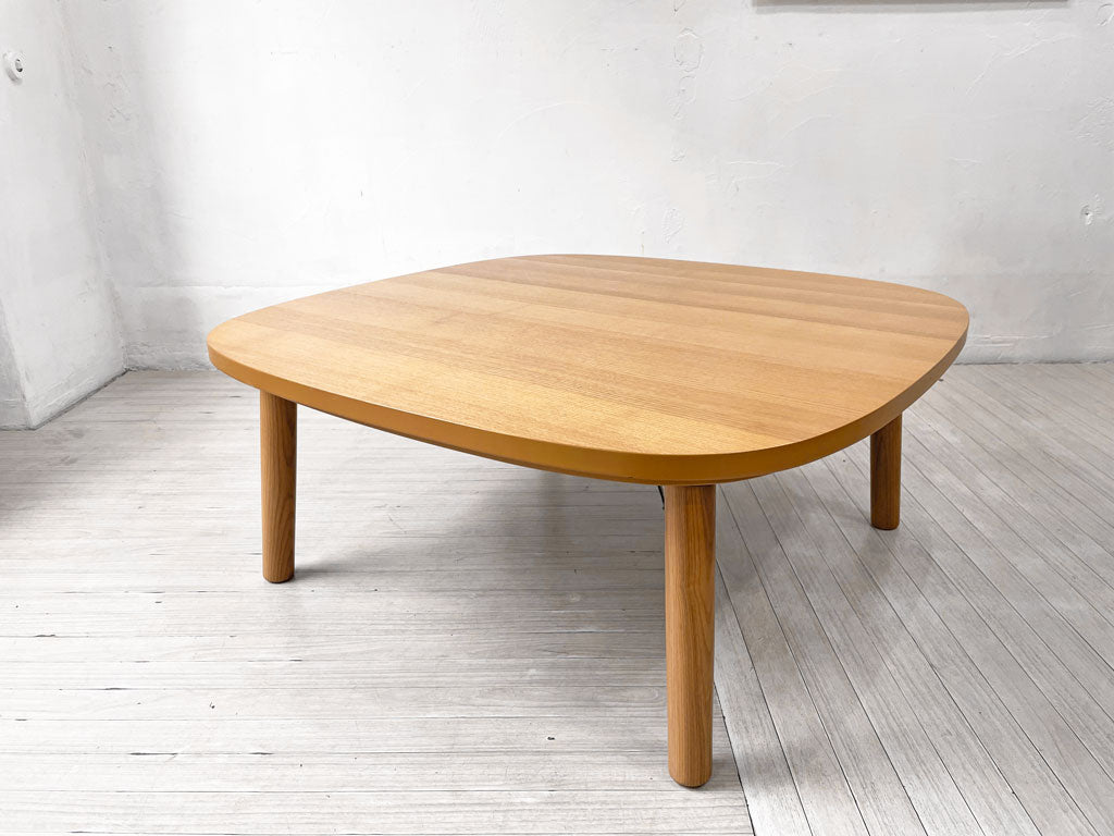 無印良品 MUJI 正方形こたつ ローテーブル タモ材 丸脚 フラットヒーター ナチュラル MJ-KSF840N 廃番 買い取りしました。