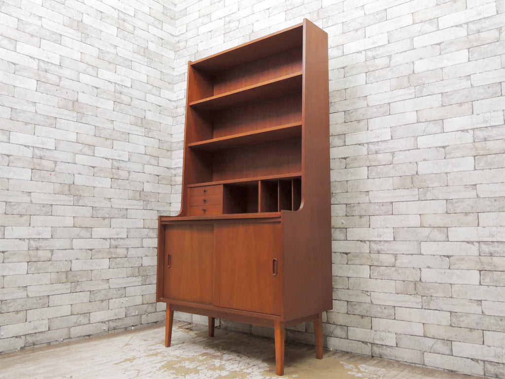 デンマーク ビンテージ Danish vintage チーク材 ライティングデスク キャビネット Scandinavian modern 60's   中古品 買い取りしました。