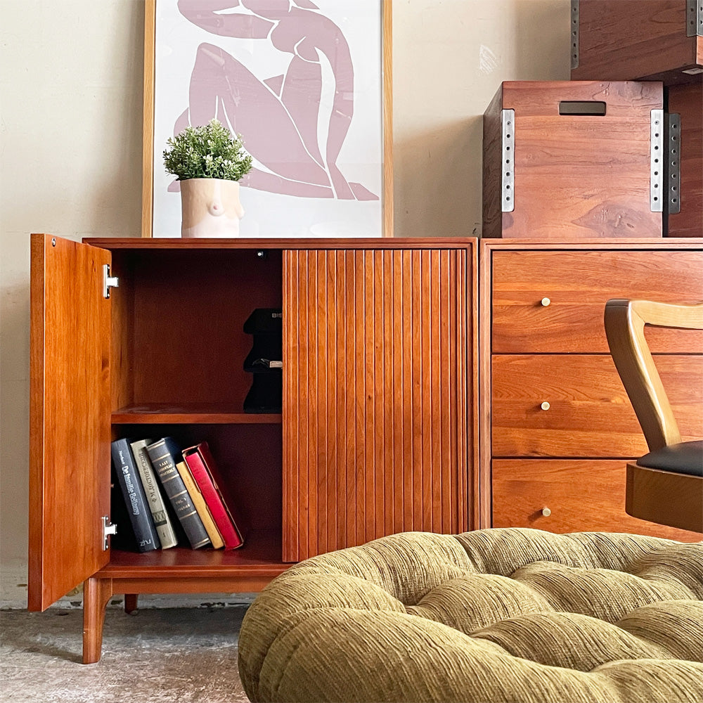 【自由が丘店】アクメファニチャー ACME Furniture ブルックス BROOKS スモールサーバー SMALL SERVER キャビネット プッシュラッチ式 W74.5cm 収納 USビンテージスタイル 買取させていただきました。