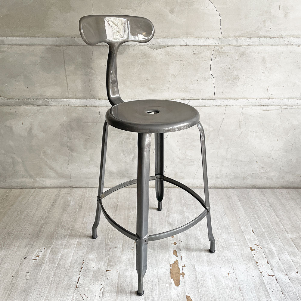 【学芸大学店】ニコルチェア NICOLLE CHAIR H65 スツール スチール グレー系カラー コンランショップ取扱い フランス インダストリアル ♪ 買取させていただきました。