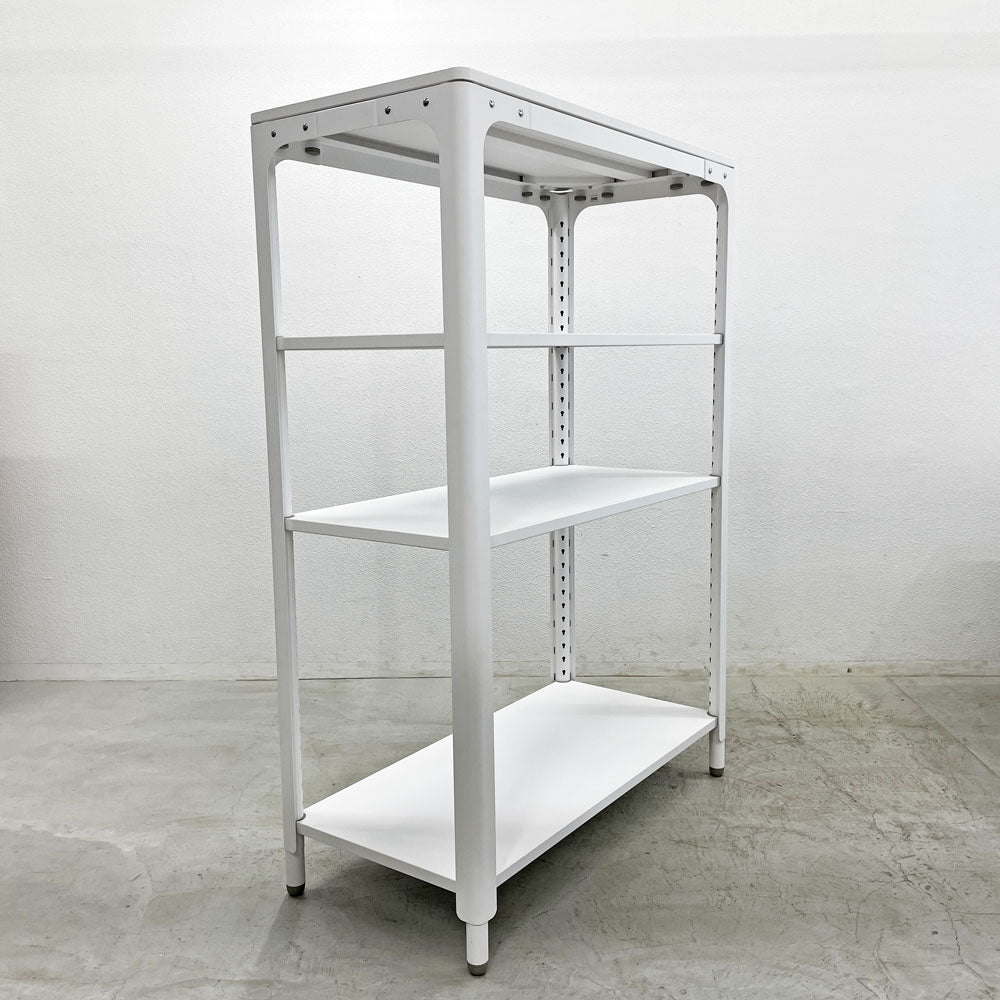 【登戸BASE店】エヌバイナーバー n by Naber コンセプトキッチン Concept Kitchen モジュラーシステム オープンシェルフ スチール 4段 ホワイト ドイツ 買取させていただきました。