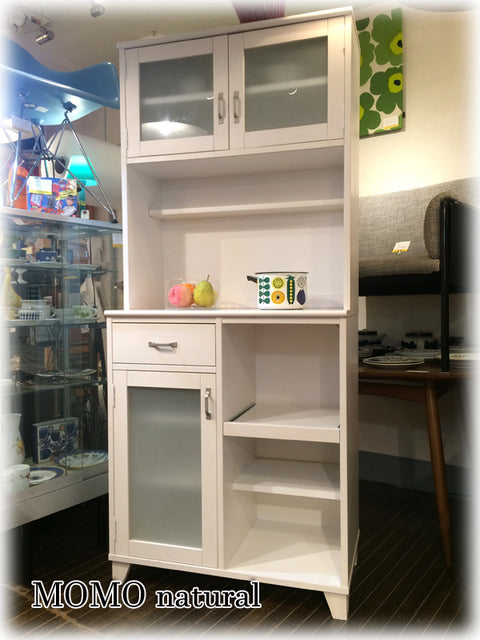 ◎経堂店 キッチンを優しく彩る ～ MOMO natural モモナチュラル CIELE シエル カップボード 【買取と販売とレンタルのお店】