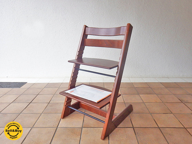 ストッケ STOKKE トリップトラップ TRIPP TRAPP 新型 ベビーチェア ブラウン 説明書付き 買い取りしました。用賀店 出張買取もお任せ下さい。