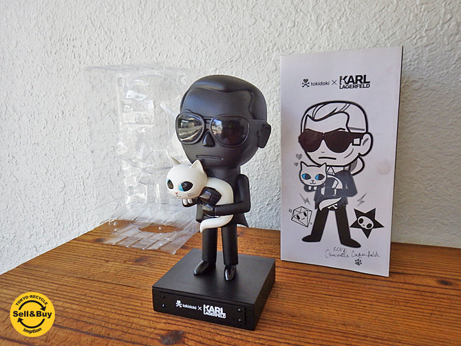 トキドキ tokidoki × カール・ラガーフェルド KARL LAGERFELD MR. BLACK＆CHOUPETTE DOLL コラボ フィギュア 1500体限定 買い取りしました。用賀店 出張買取もお任せ下さい。