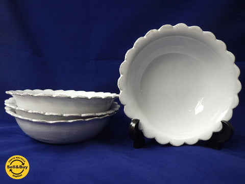 アスティエ・ド・ヴィラット / ASTIER de VILLATTE Daisy サラダ ボウル ～ フランス生まれの陶器は個性を楽しめる出来上がり【買取と販売とレンタルのお店】