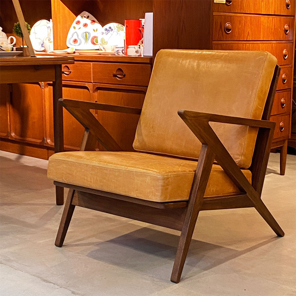 ブランチ BRUNCH SO-0011 オリジナルソファ 1P Aタイプ ウォールナット無垢材フレーム 本革シート 廃番品 ～ 充実した時間 ～