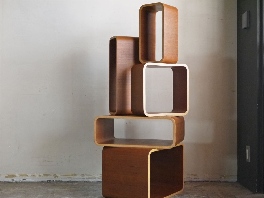 パシフィックファニチャーサービス PACIFIC FURNITURE SERVICE P.F.S リーフ ユニット シェルフ REEF UNIT SHELF チーク材 廃番 中古品 買い取りしました。