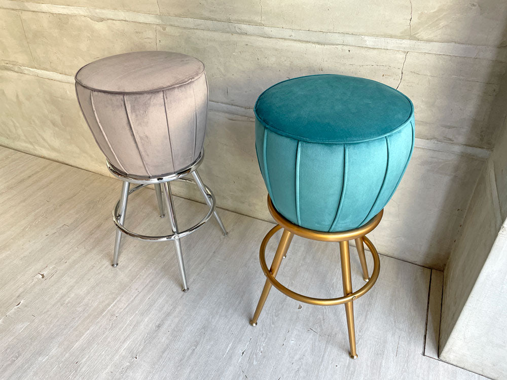 カレデザイン KARE DESIGN アフターワーク After Work バースツール ゴールド クローム ドイツ 定価￥39,050-  計2脚 中古品 買い取りしました。