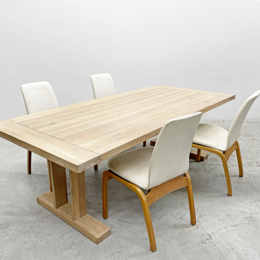 【登戸BASE店】シギヤマ家具 シティ City C-39(N) 210 LDテーブル ダイニングテーブル W210cm オーク無垢材 岩倉榮利 買取させていただきました。