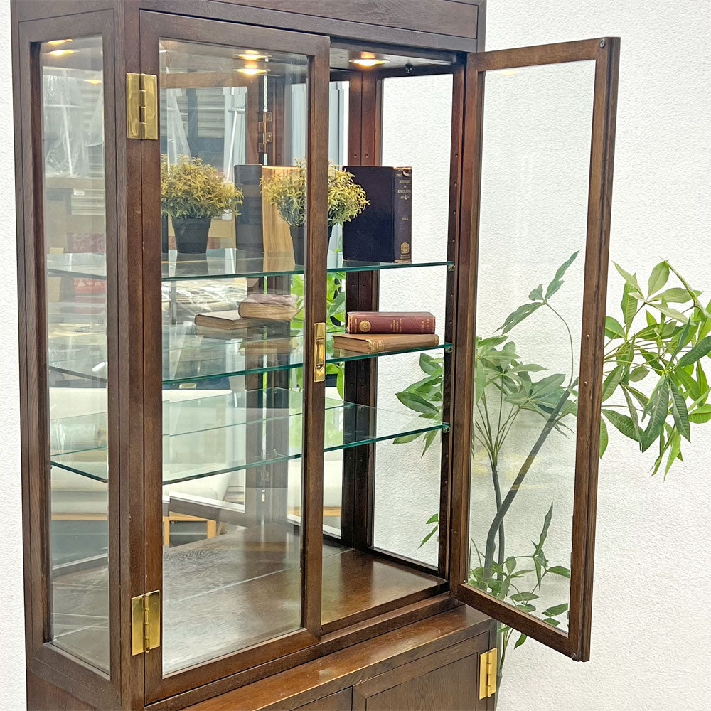 カリモク karimoku ドマーニ domani モーガントン Morganton キュリオケース 食器棚 飾り棚 本棚 ～クラシカルな美と実用性を兼ね備えた逸品～